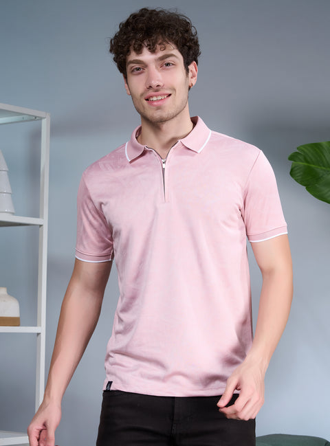 Buy Deltin Polo Tshirt  Lemonade Pink Truedesign