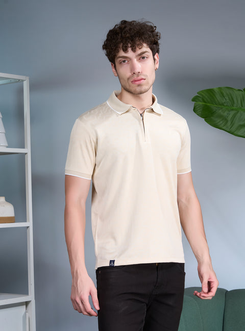 Buy Deltin Polo Tshirt  Mesa Beige Truedesign