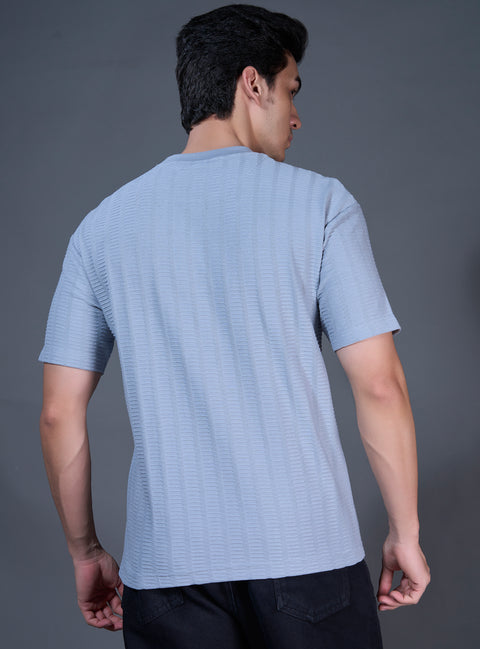 Buy Truedesign Felix Round Neck Tshirt Grey Cloud Online