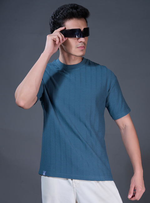 Buy Truedesign Felix Round Neck Tshirt Myrtle Green Online