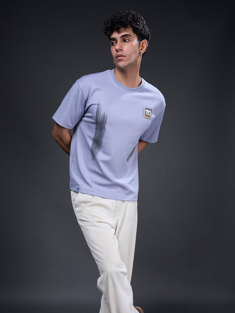 Buy Truedesign Fiji Round Neck Tshirt Blue Bell Online