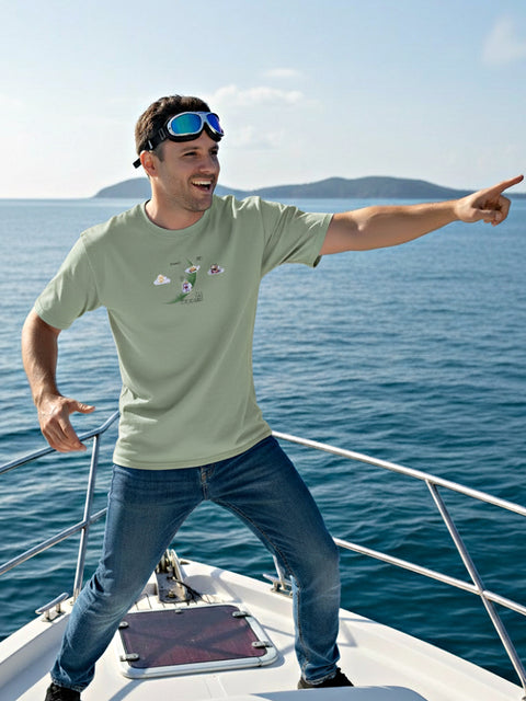 Buy Truedesign Fiji Round Neck Tshirt Laurel Green Online