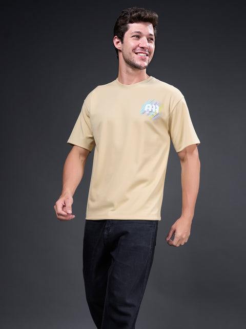 Buy Truedesign Fiji Round Neck Tshirt Pale Gold Online