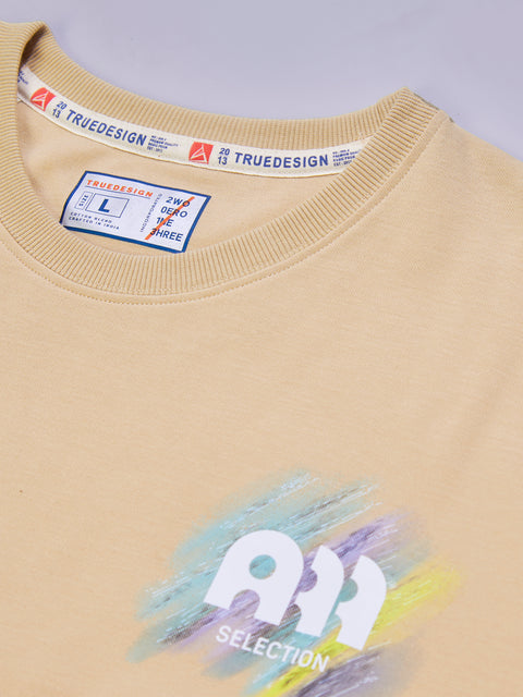 Buy Truedesign Fiji Round Neck Tshirt Pale Gold Online