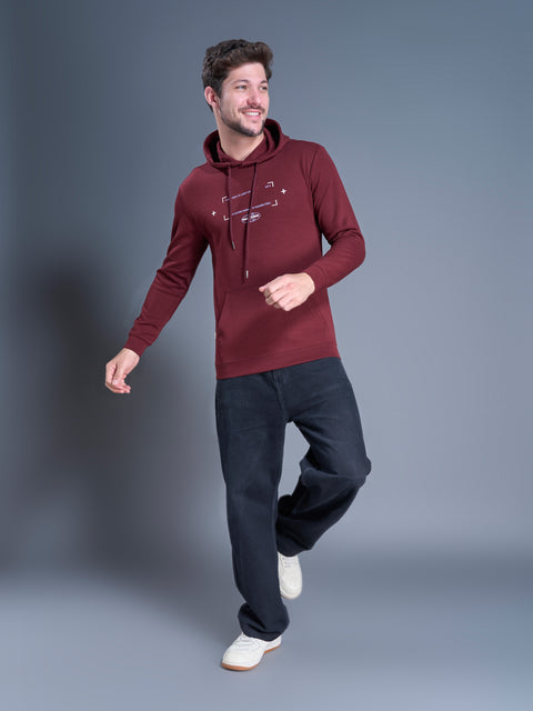 Buy Truedesign Fomo Hoodies Bordeaux Wine Online
