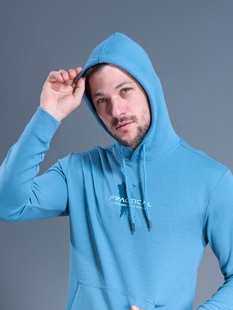 Buy Truedesign Fomo Hoodies Denim Blue Online