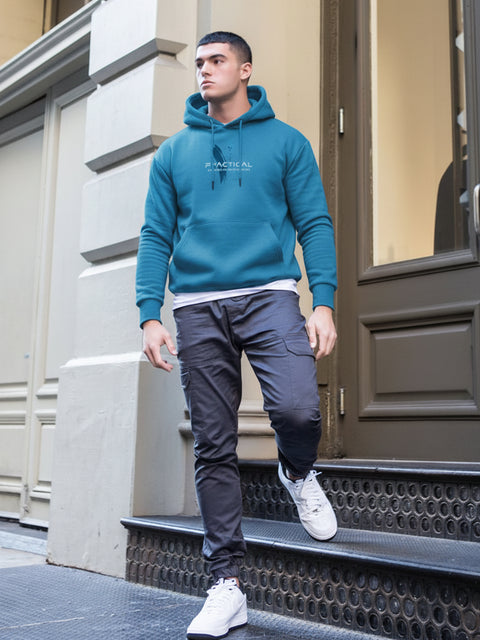 Buy Truedesign Fomo Hoodies Denim Blue Online