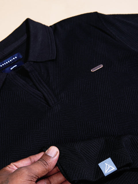 Buy Harris Polo Tshirt Jade Black Truedesign