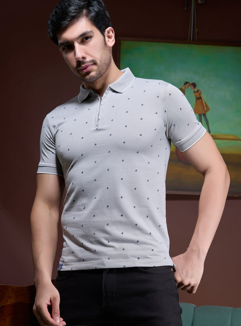 Buy Havard Polo Tshirt AOP Nickel Grey Truedesign 