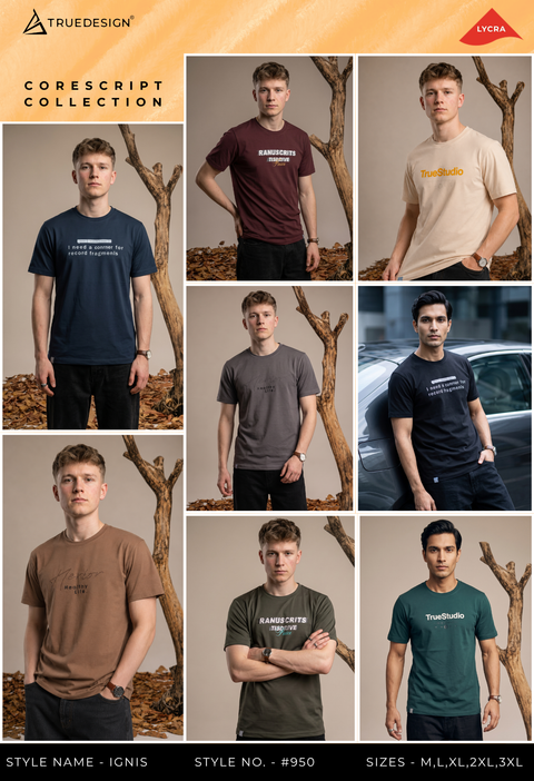 Buy Truedesign Ignis Round Neck Tees Online