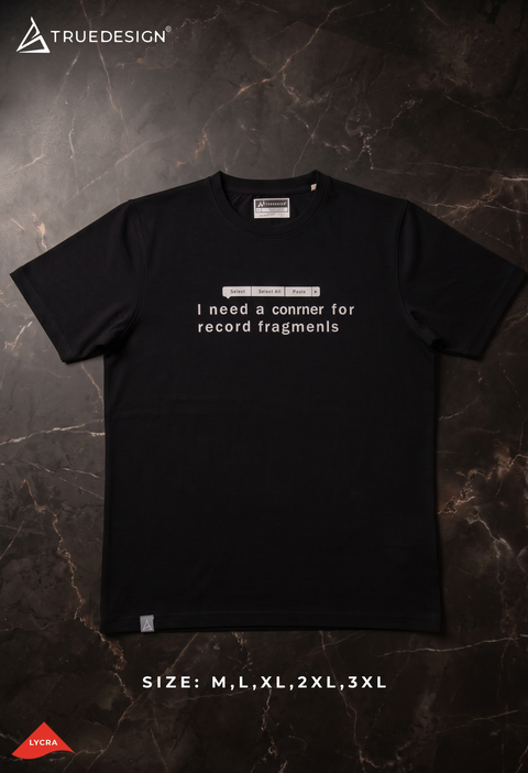 Buy Truedesign Ignis Round Neck Tshirt Raven Black Online
