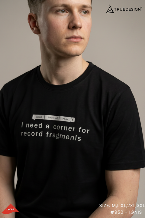 Buy Truedesign Ignis Round Neck Tshirt Raven Black Online