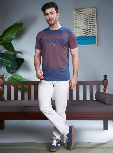 Buy Truedesign Java Round Neck Tshirt Admiral Blue Online