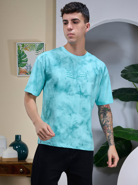 Buy Truedesign Kato Half Sleeve Tees Celeste Blue Online