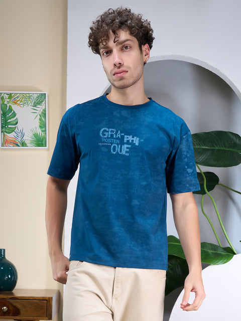 Buy Truedesign Kato Half Sleeve Tees Indigo Blue Online