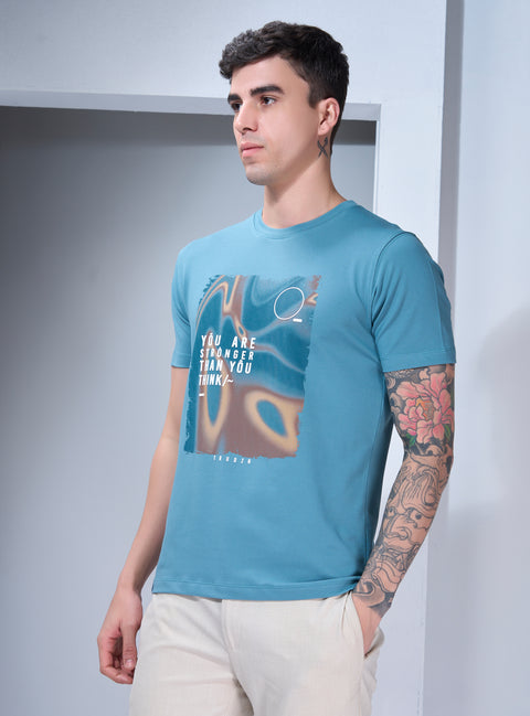 Buy Truedesign Kyoto Half Sleeve Tees Queen Blue Online