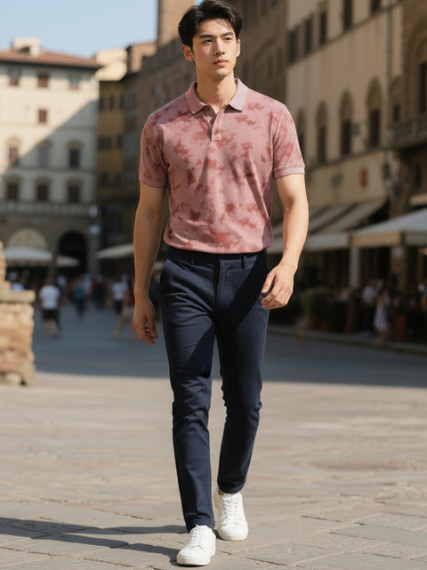 Buy Macro Polo Tshirt AOP Rusty Brown Truedesign