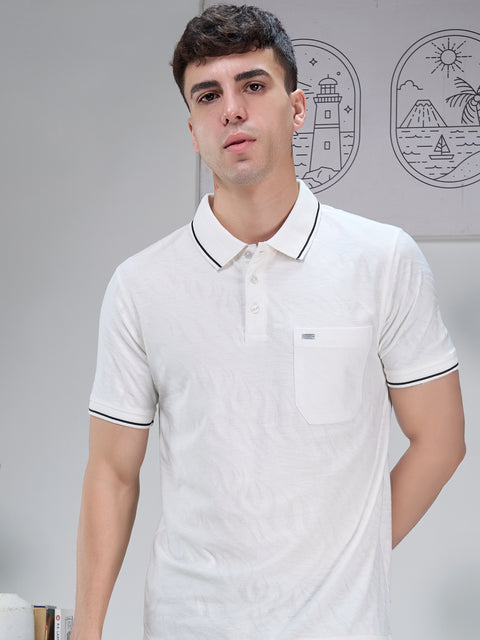 Buy Marble Polo Tshirt Soild Soild White Truedesign