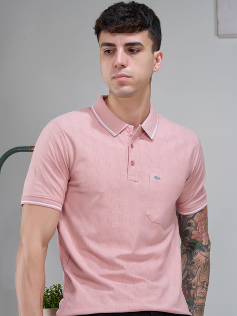 Buy Marble Polo Tshirt Soild Storm Pink Truedesign