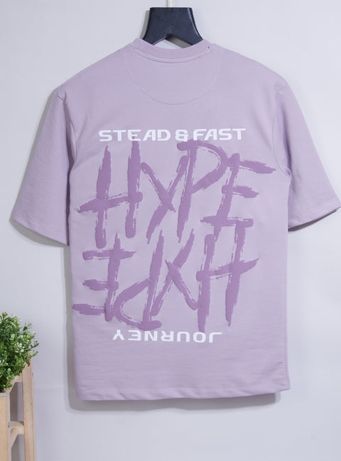 Buy Truedesign Mars Half Sleeve Tees Pale Lilac Online