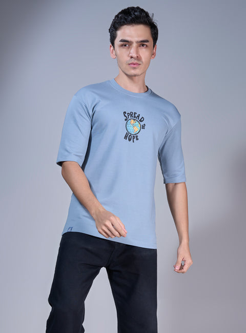 Buy Truedesign Mars Half Sleeve Tees Silver Grey Online