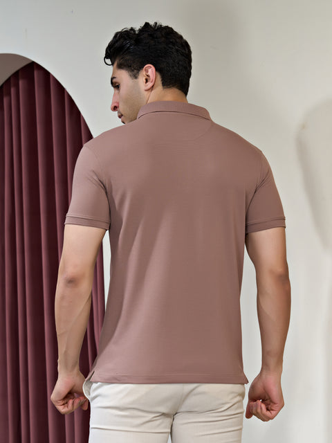 Buy Matrix Polo Tshirt Tuscan Brown Truedesign