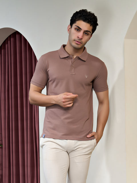Buy Matrix Polo Tshirt Tuscan Brown Truedesign