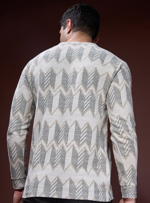Buy Truedesign Mercury Sweatshirt Beige & Green Online