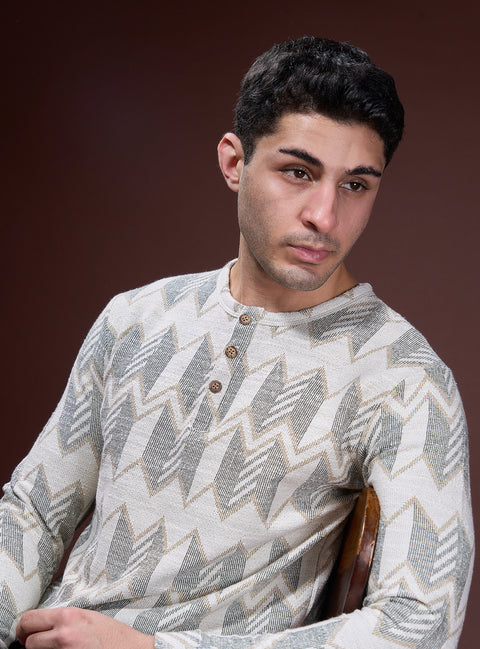 Buy Truedesign Mercury Sweatshirt Beige & Green Online