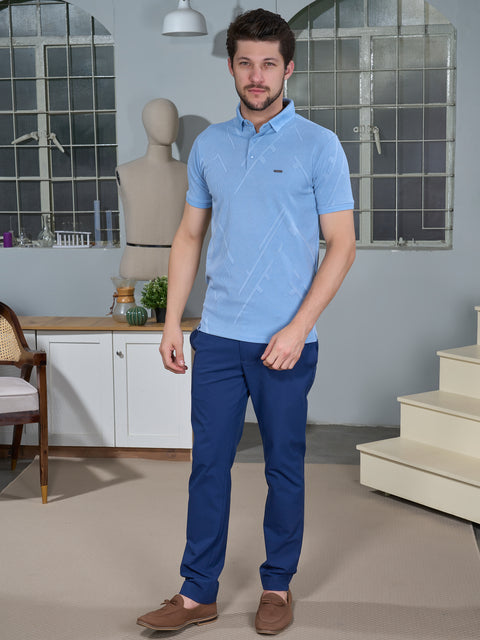 Buy Metro Polo Tshirt Beau Blue Truedesign