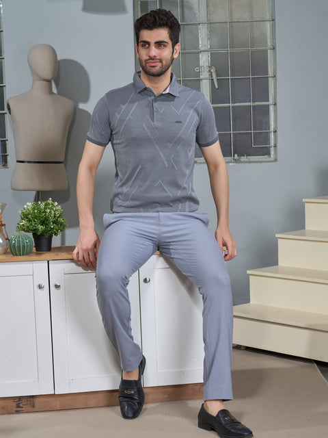 Buy Metro Polo Tshirt Grey Nickel Truedesign