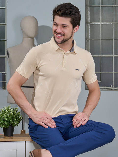 Buy Metro Polo Tshirt Marble Peach Truedesign