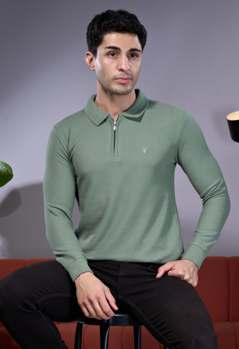 Buy Milan Soild Polo Swamp Green Truedesign