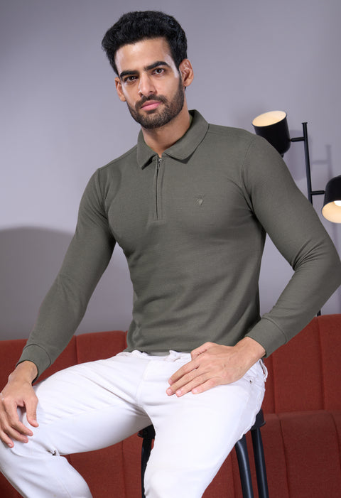 Buy Milan Soild Polo Tshirt Coyote Brown Truedesign
