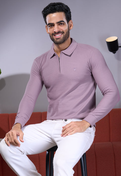 Buy Milan Soild Polo Tshirt Fairy Purple Truedesign