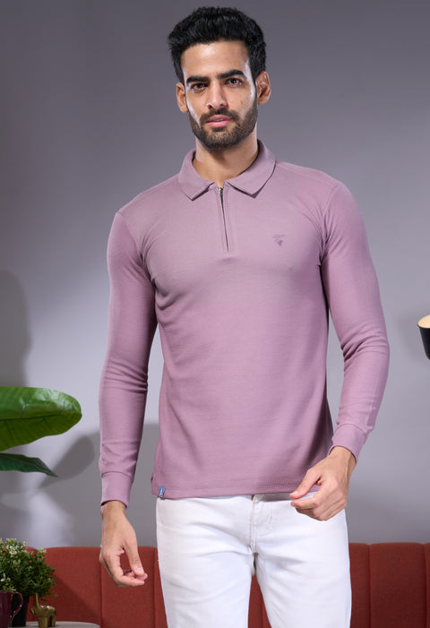 Buy Milan Soild Polo Tshirt Fairy Purple Truedesign