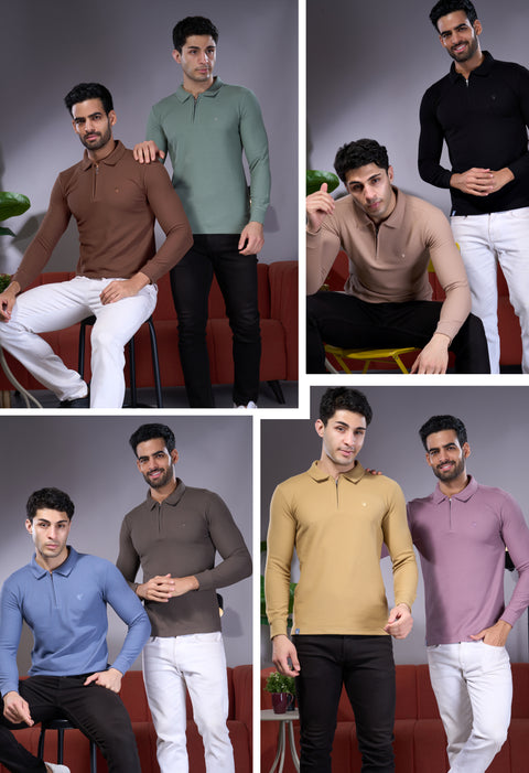 Buy Milan Soild Polo Tshirts Truedesign