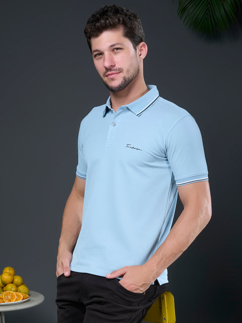 Buy Muse Polo Tshirt Cadet Blue Truedesign