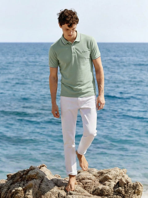 Buy Muse Polo Tshirt Laurel Green Truedesign