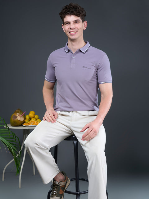 Buy Muse Polo Tshirt Pale Purple Truedesign