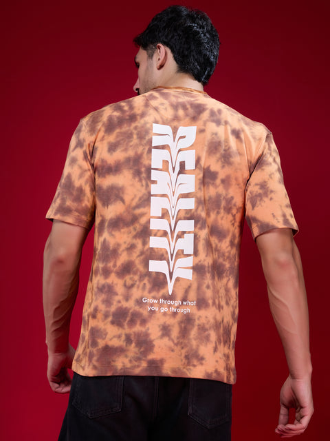 Buy Truedesign Oak Half Sleeve Tees Orange Online