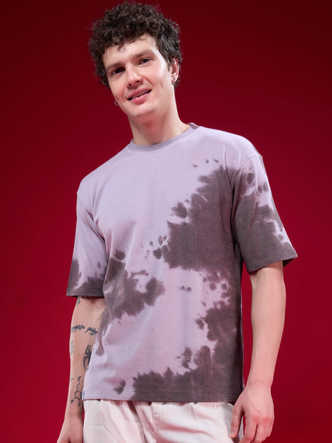 Buy Truedesign Oak Half Sleeve Tees Purple Online