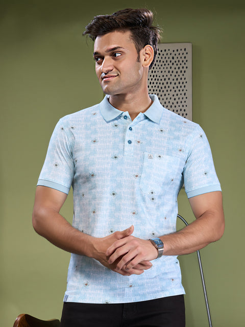 Buy Oxford Polo Tshirt AOP Pine Green Truedesign