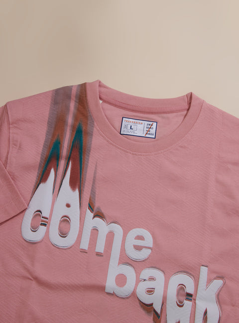 Buy Truedesign Paradise Half Sleeve Tees Pastel Rose Online