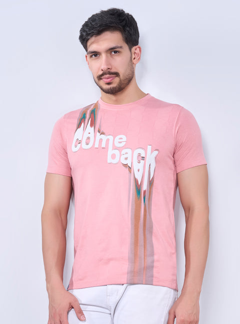 Buy Truedesign Paradise Half Sleeve Tees Pastel Rose Online