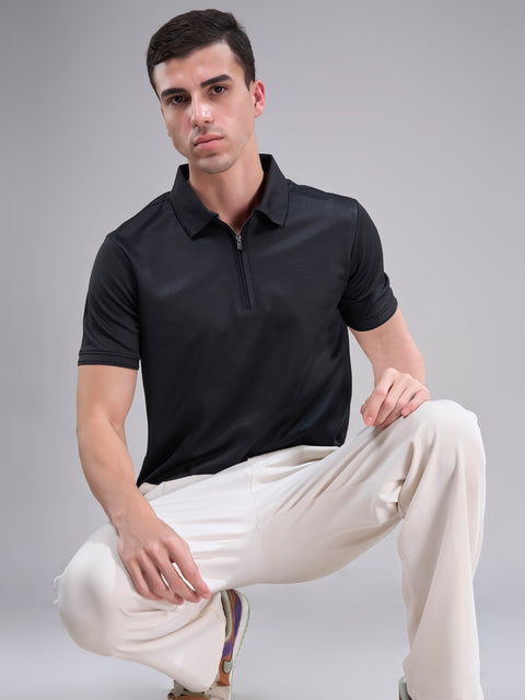 Buy Quartz Soild Polo Tshirt Raven Black Truedesign