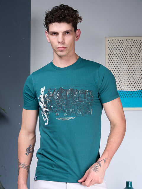 Buy Truedesign Ravel Half Sleeve Tees Clover Green Online