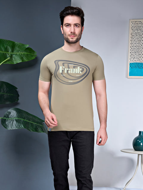 Buy Truedesign Ravel Half Sleeve Tees Light Olive Online