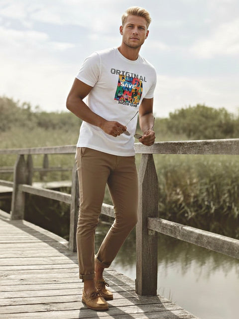 Buy Truedesign Ravel Half Sleeve Tees Oyster Green Online