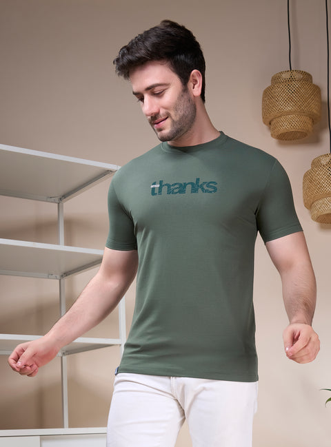 Buy Truedesign Regal Half Sleeve Tees Clover Green Online